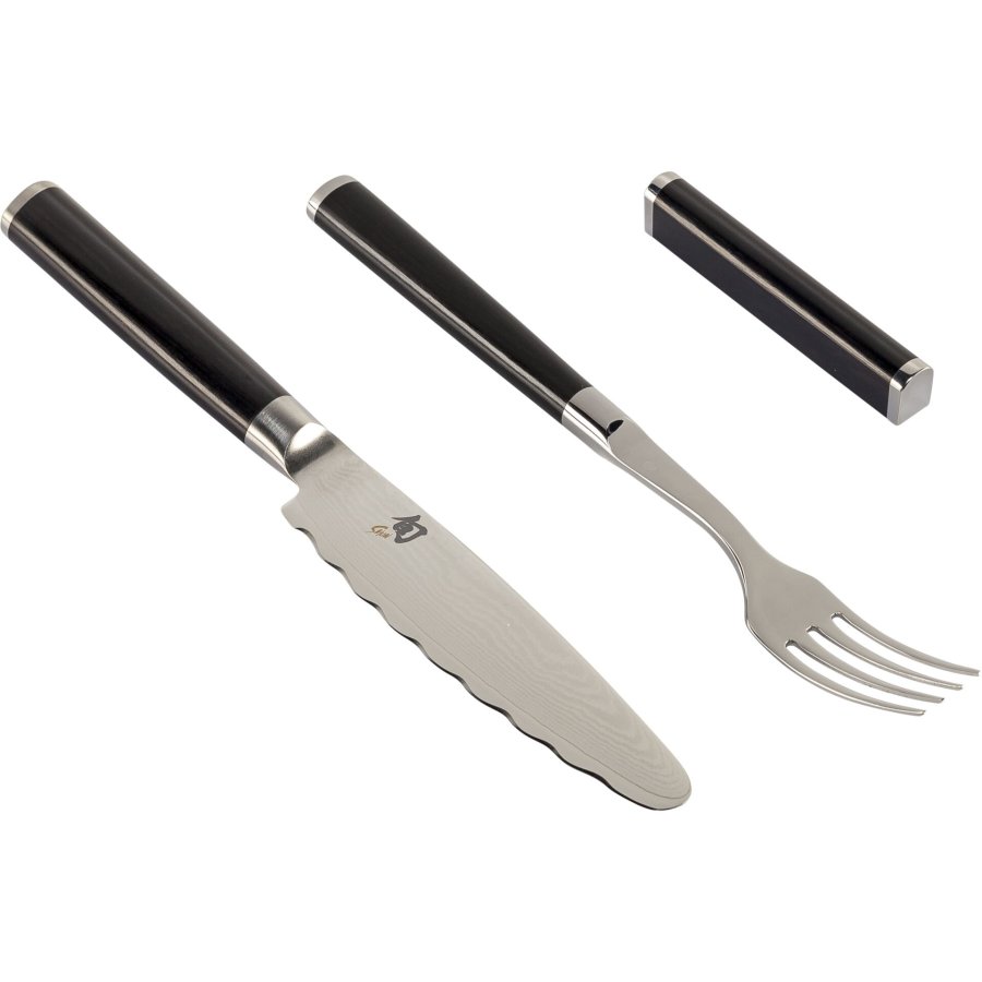 KAI Shun bestik  3-pcs Fork, Knife, Knife Rest #2