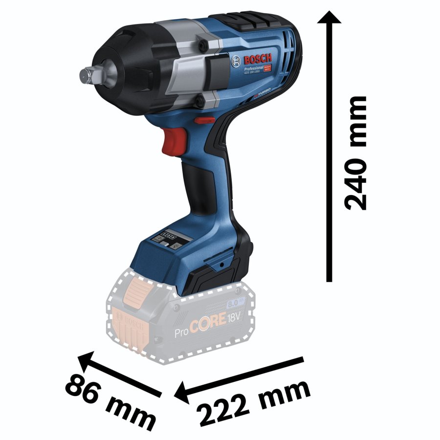 Bosch GDS 18V-1000 Professional Cordless Impact Driver #2
