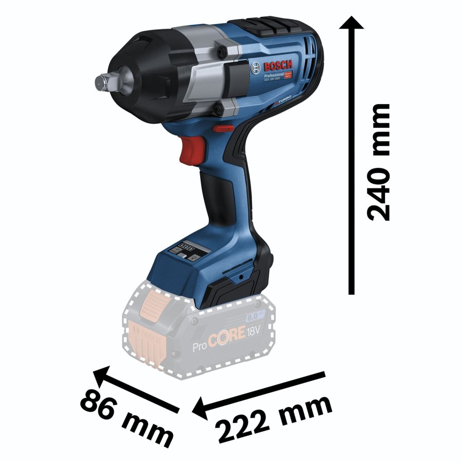 Bosch GDS 18V-1000 Professional Cordless Impact Driver #2