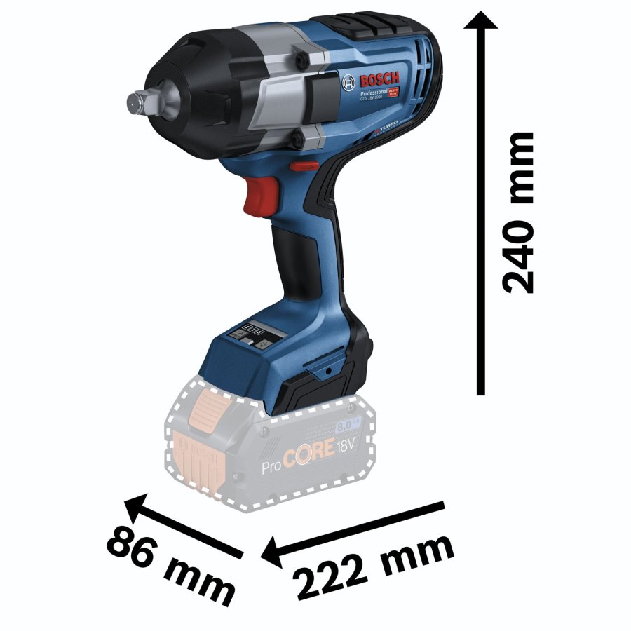 Bosch GDS 18V-1000 Professional Cordless Impact Driver #2