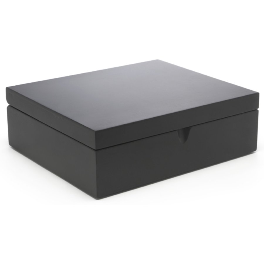 Bredemeijer Tea Bag Box with 6 Compartments, black 184006 #1