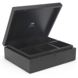 Bredemeijer Tea Bag Box with 6 Compartments, black 184006 #2