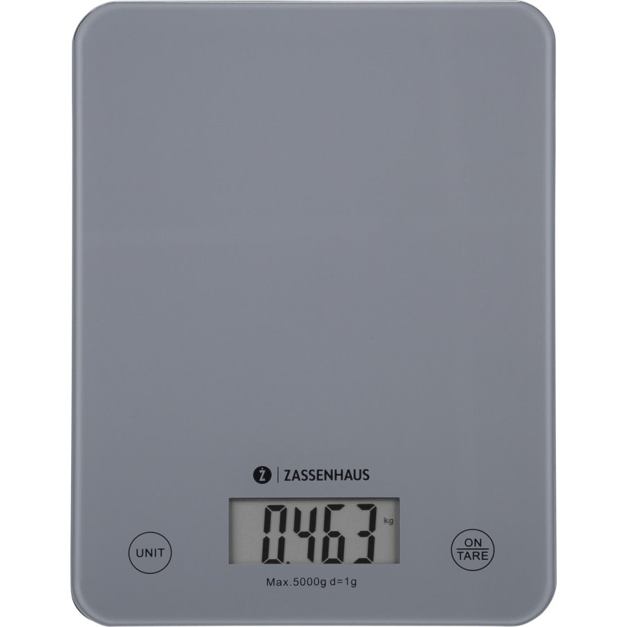 Zassenhaus Kitchen Scale Digital Sacles Balance Cool Grey #1