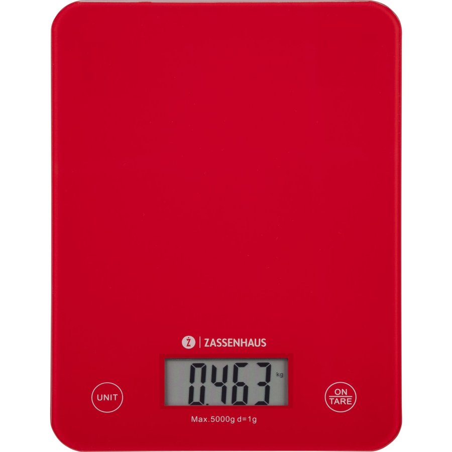 Zassenhaus Kitchen Scale Digital Scale Balance Cool red #1
