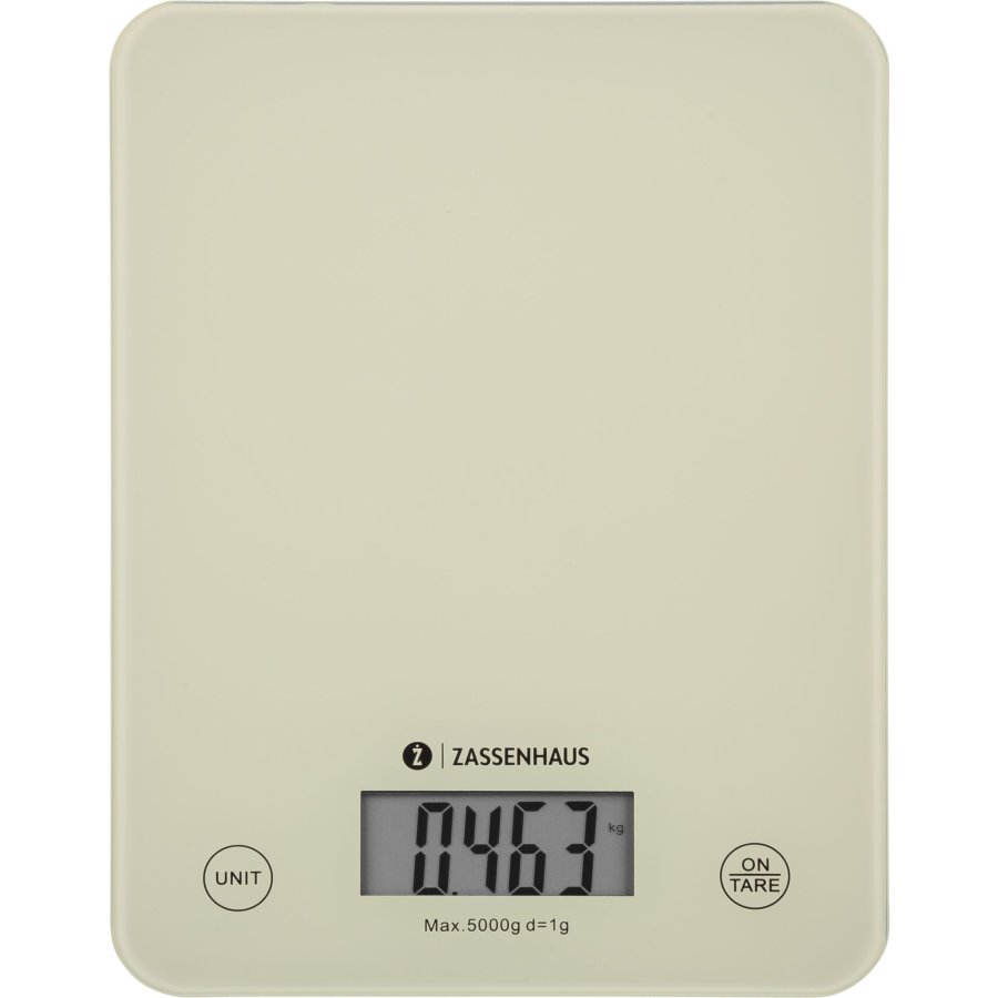 Zassenhaus Kitchen Scale Digital Scale Balance Cool Cream #1
