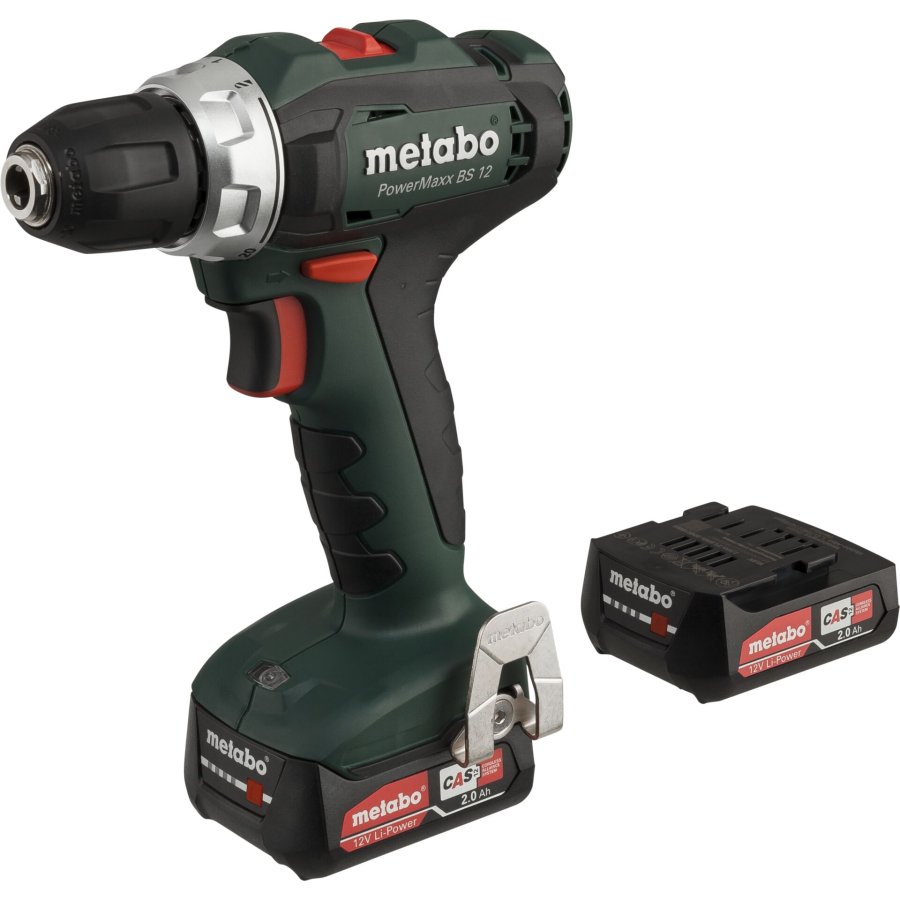 Metabo POWERMAXX BS 12 1400 rpm Nglefri 1 kg Sort, Grn, Rd, Slv #1