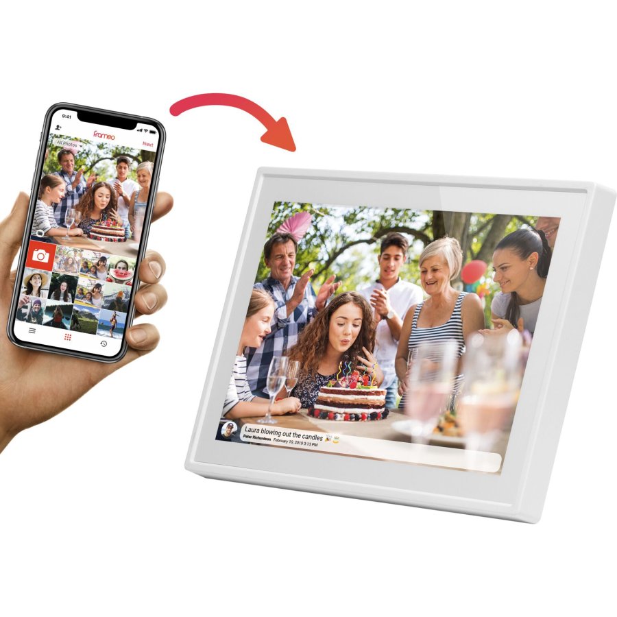 Braun DigiFrame 1019 WiFi 25,7cm (10,1) weiss #2