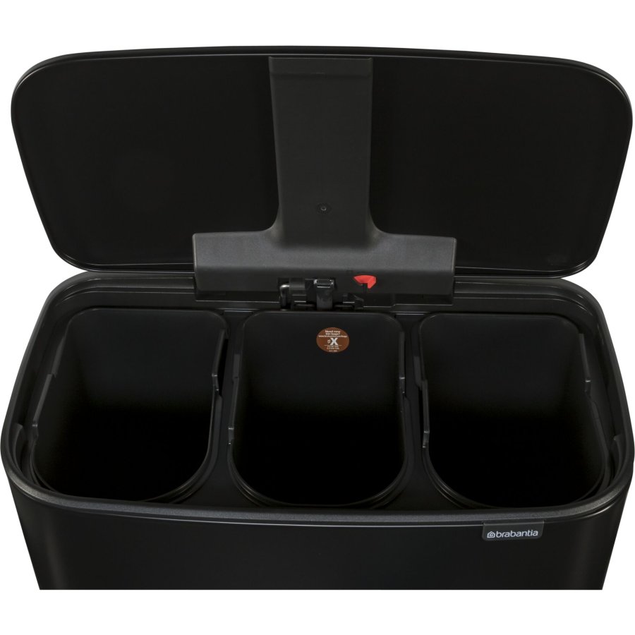 Brabantia Bo Pedal Bin black, 3 x 11 L #3