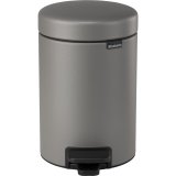 Brabantia Pedal Bin Newicon 3 L Mineral Concrete Grey #1