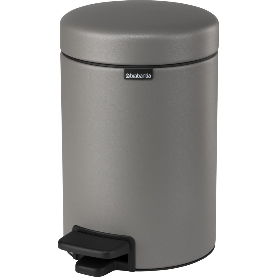 Brabantia Pedal Bin Newicon 3 L Mineral Concrete Grey #2