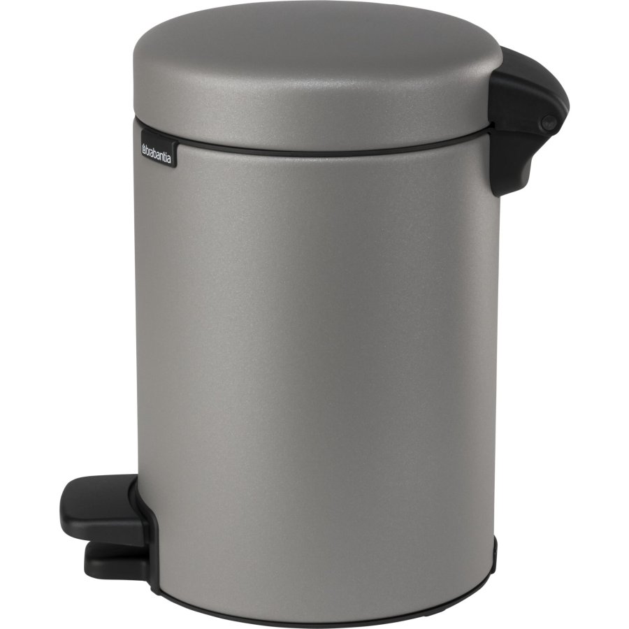 Brabantia Pedal Bin Newicon 3 L Mineral Concrete Grey #3