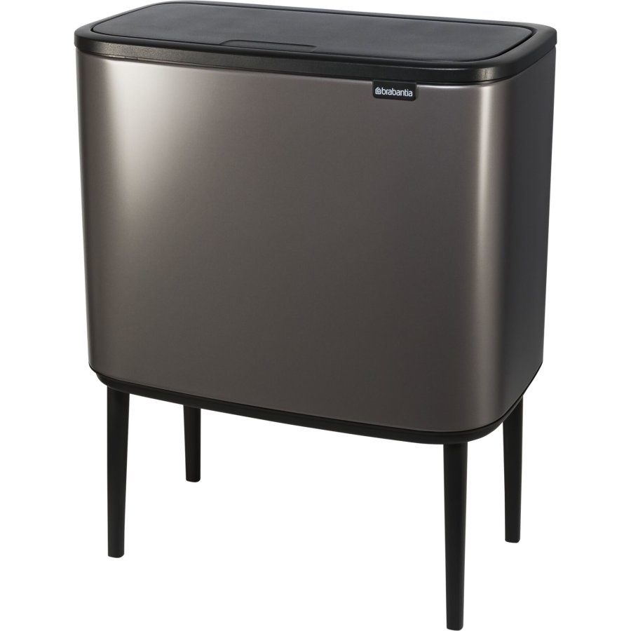 Brabantia Waste Bin Bo Touch Bin Platinum, 11 + 23 L #2