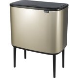 Brabantia Waste Bin Bo Touch Bin Champagne, 3 x 11 L #2