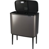 Brabantia Waste Bin Bo Touch Bin Platinum, 3 x 11 L #3