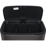 Brabantia Waste Bin Bo Touch Bin Platinum, 3 x 11 L #4