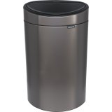Brabantia Waste Bin Touch Bin New,recycle, 23+10 L Platinum #1