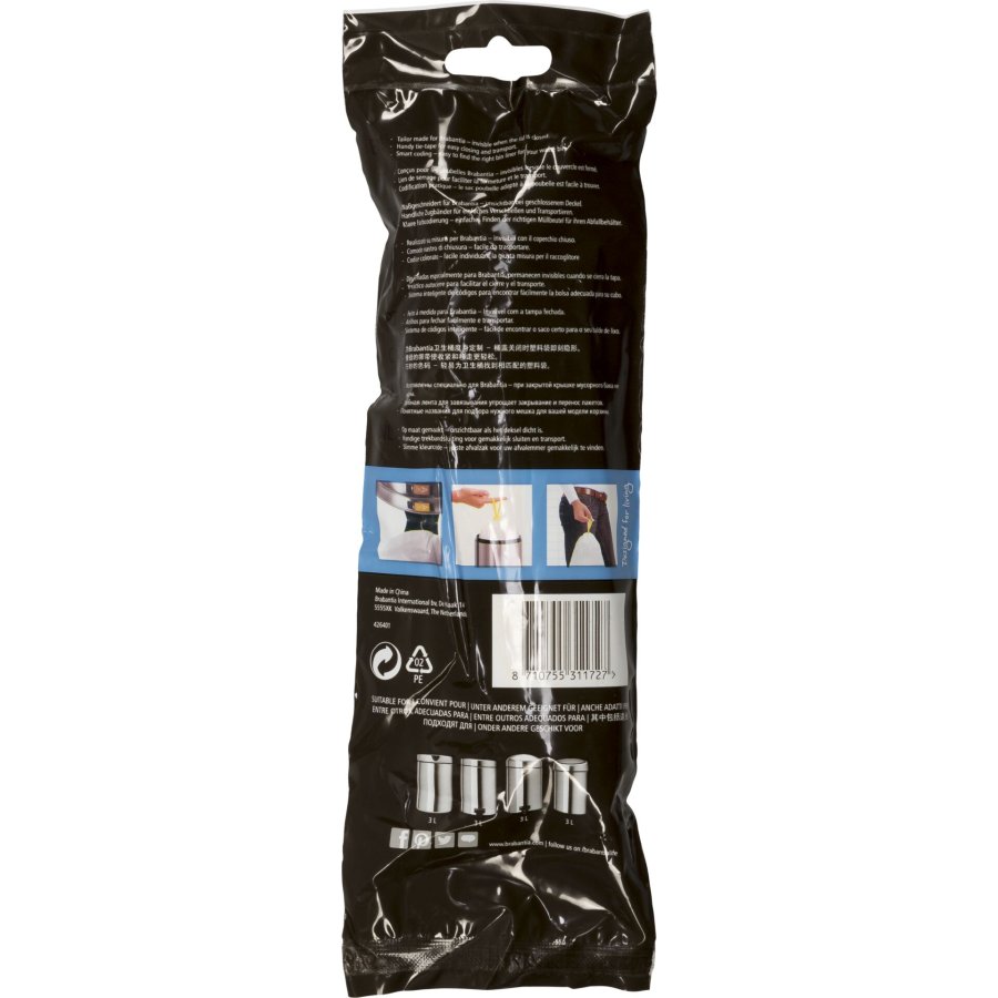 Brabantia PerfectFit Bin Liner Type A, 3 L, 20 Bags #2