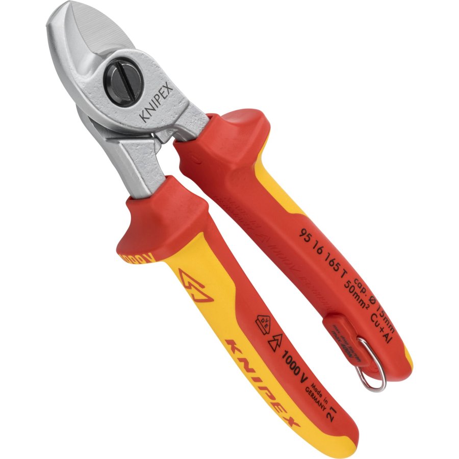 Knipex 95 16 165 T kabelklipper Krympevrktj Sort, Gul #2