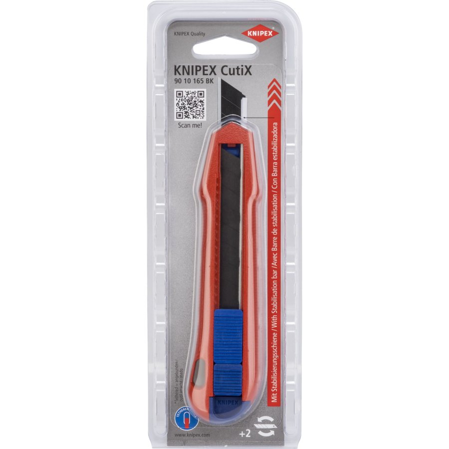 Knipex CutiX Sort, Bl, Rd Hobbykniv #1