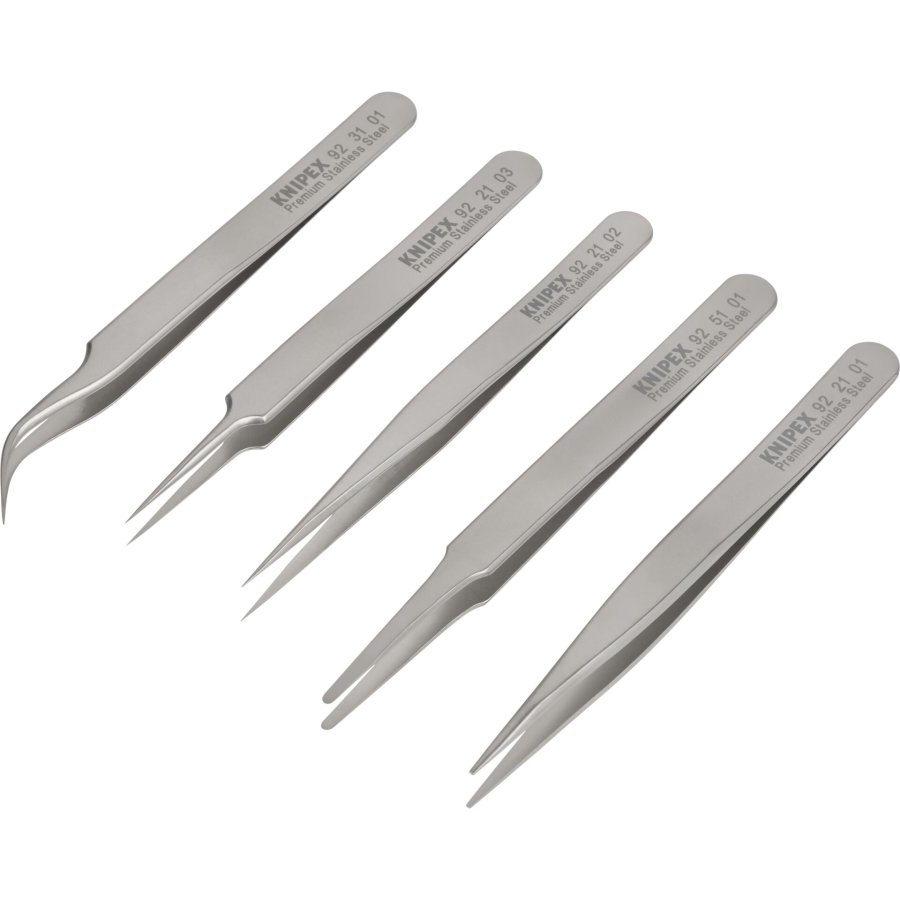 KNIPEX Precision Tweezers Set 5 pieces #3