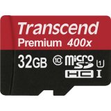 Transcend microSDHC         32GB Class 10 UHS-I 400x + SD Adapter #1
