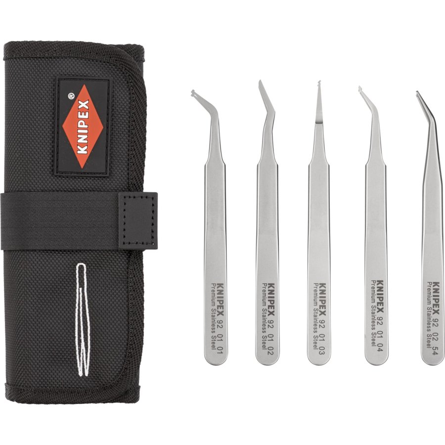 KNIPEX SMD Precision Tweezers Set 5 pieces #1