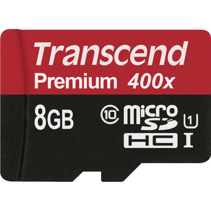 Transcend microSDHC          8GB Class 10 UHS-I 400x + SD Adapter #1