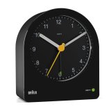 BRAUN BC22 BK quartz alarm clock black #1