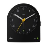 BRAUN BC22 BK quartz alarm clock black #2