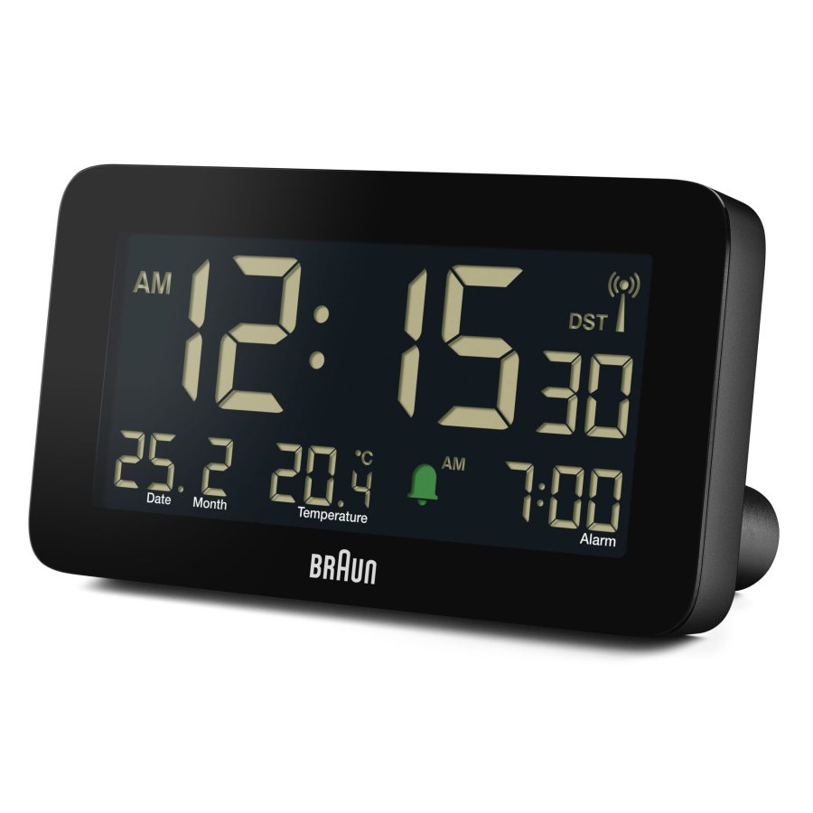 BRAUN BC10 DCF-B Radio alarm clock black #3