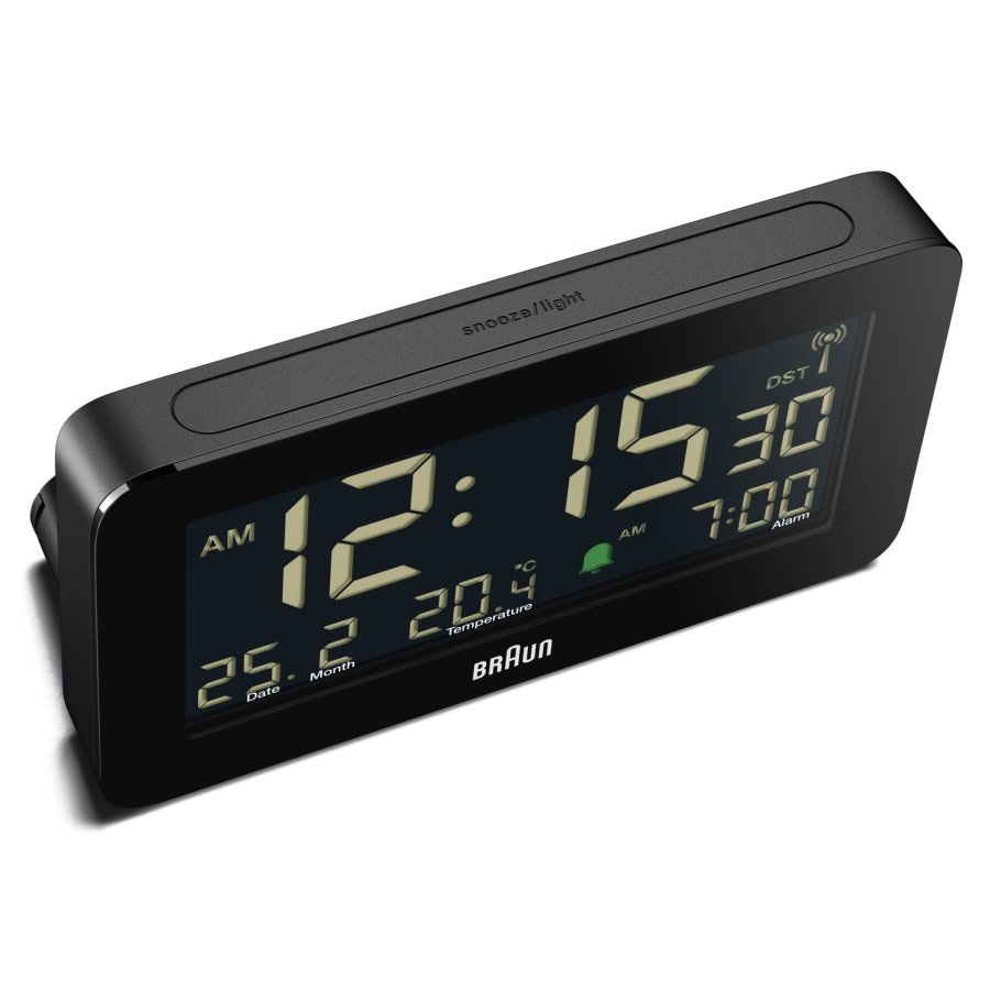 BRAUN BC10 DCF-B Radio alarm clock black #5