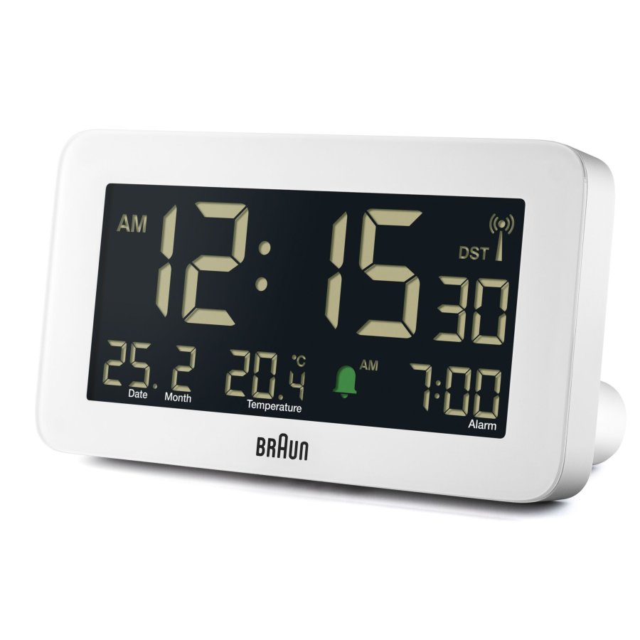 BRAUN BC10 DCF-W Radio alarm clock white #3