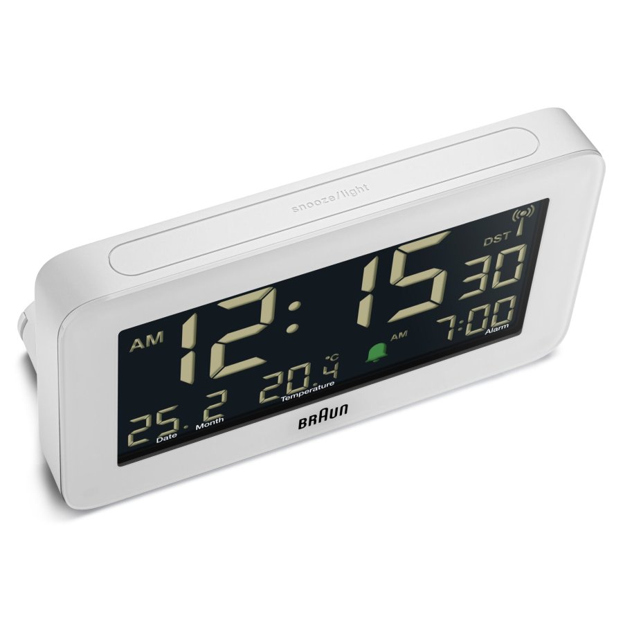 BRAUN BC10 DCF-W Radio alarm clock white #5