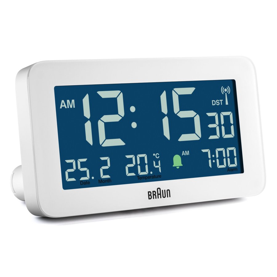BRAUN BC10 DCF-W Radio alarm clock white #6