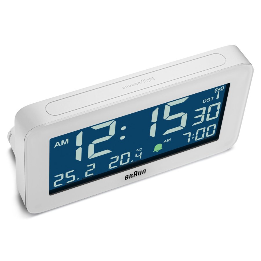 BRAUN BC10 DCF-W Radio alarm clock white #7