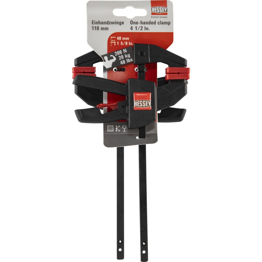 BESSEY  2 x One-handed Clamp EZS 110/40 #1