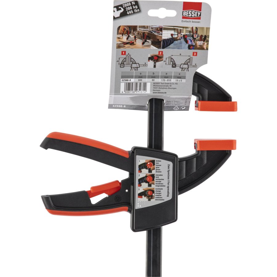 BESSEY One-handed Clamp EZS 600/80 #2