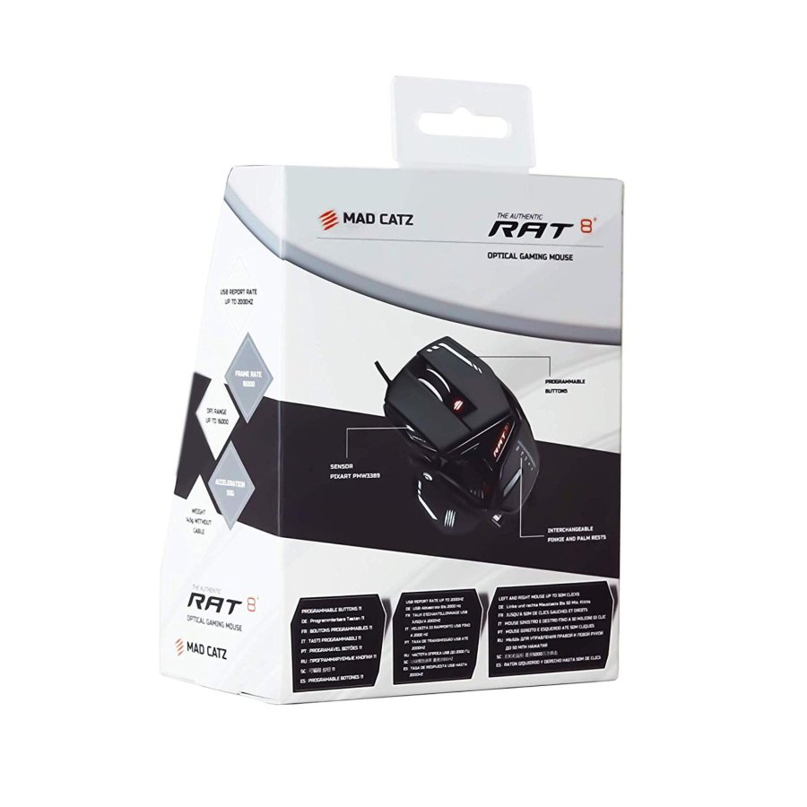 Mad Catz R.A.T. 8+ mus Hjre hnd USB Type-A Optisk 16000 dpi #7