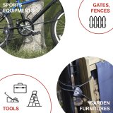 Kabel med hngels Master Lock 8417DPRO Sort #2