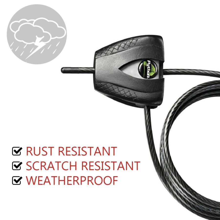 Kabel med hngels Master Lock 8417DPRO Sort #3