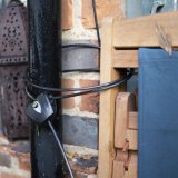 Kabel med hngels Master Lock 8417DPRO Sort #8