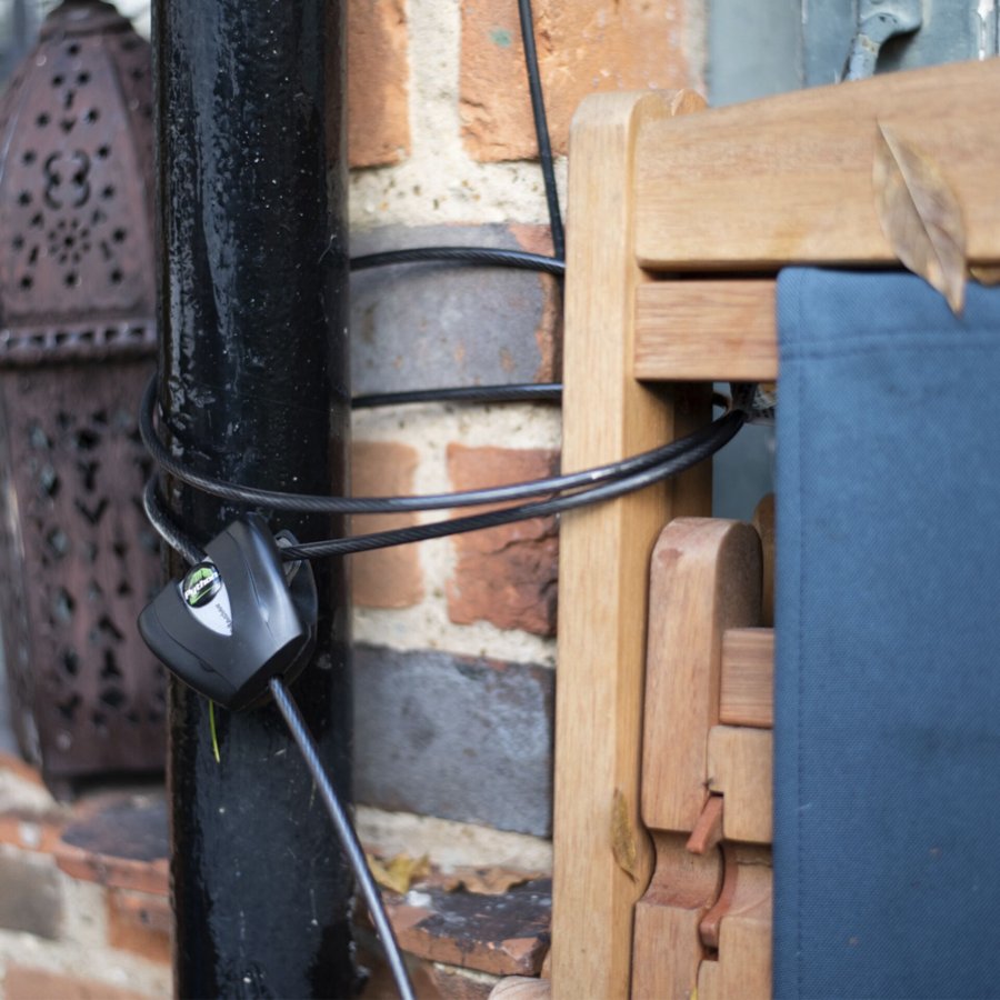 Kabel med hngels Master Lock 8417DPRO Sort #8