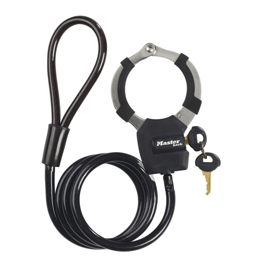 Kabel med hngels Master Lock Sort #1
