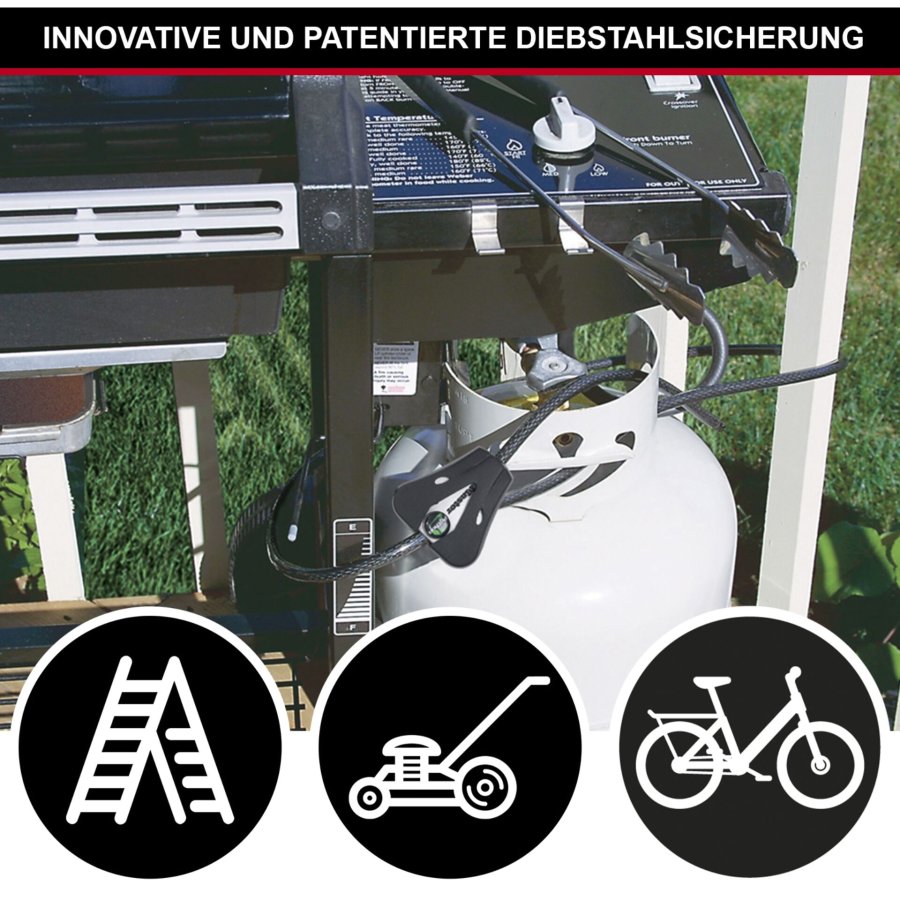 Master Lock Python adjustable Locking Cable 8mm 8418EURD #3