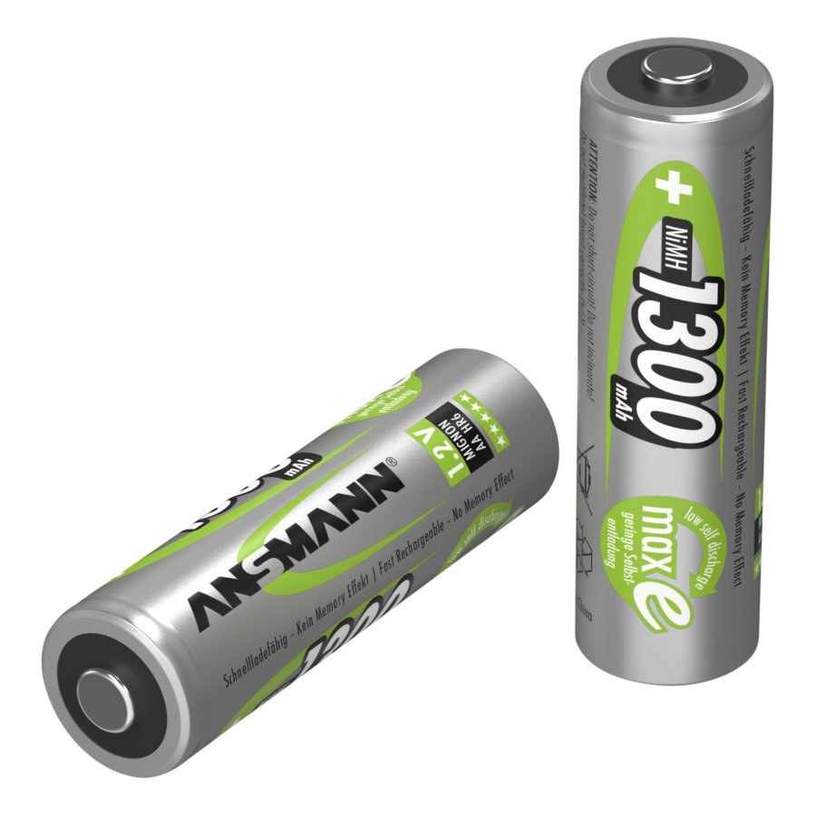 Ansmann Charger Basic II incl. 2 x AA 1300mAh Akku 1001-0119-01 #5