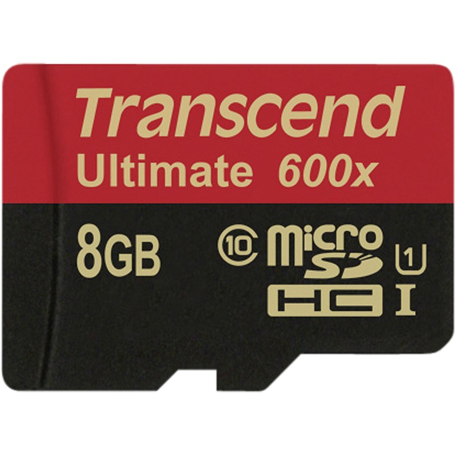 Transcend microSDHC MLC      8GB Class 10 UHS-I 600x + SD-Adapter #1
