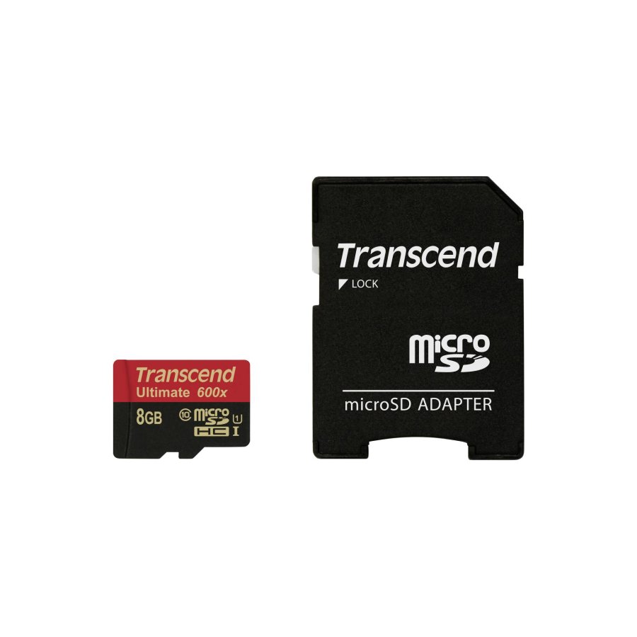 Transcend microSDHC MLC      8GB Class 10 UHS-I 600x + SD-Adapter #2
