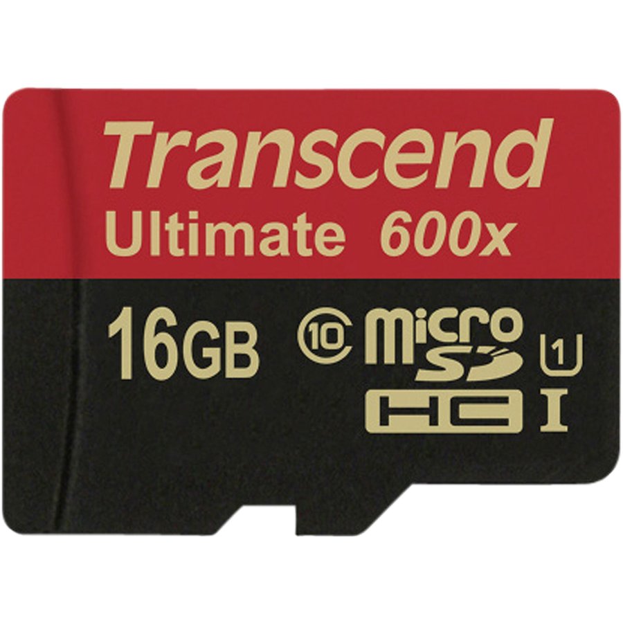 Transcend microSDHC MLC     16GB Class 10 UHS-I 600x + SD-Adapter #1