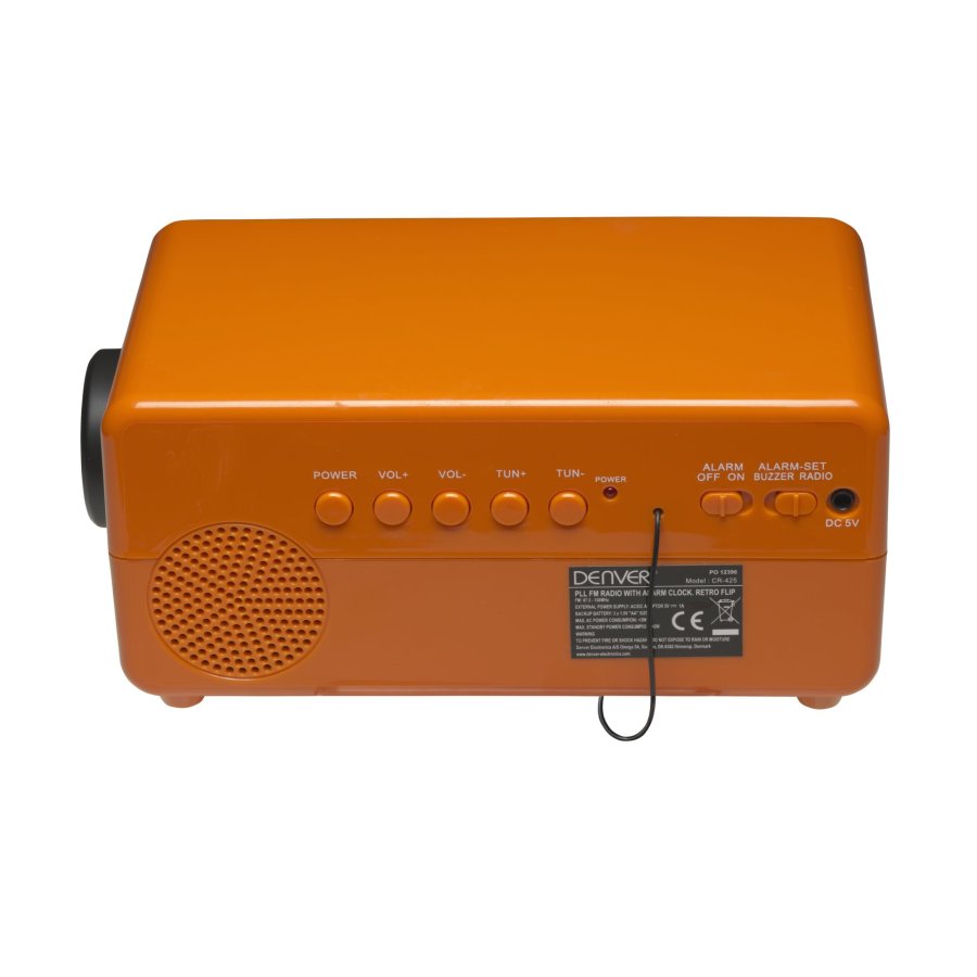 Denver CR-425 radio Ur Analog & digital Orange #5