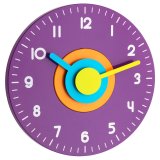 TFA 60.3015.11 Design Wall Clock purple #1